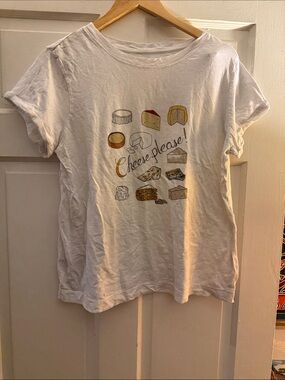 LOFT “Cheese Please” Graphic Tee 🧀